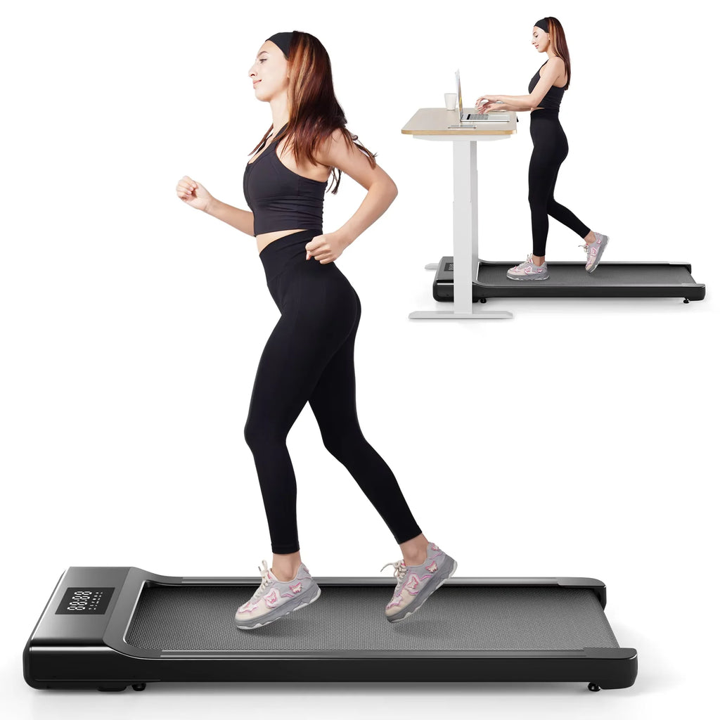 Treadmills for Home 2.5HP Remote Control LCD Display 300LBS Walking Pad Treadmills Portable Walkingpad Fitness Exercise Machine - GilloServ