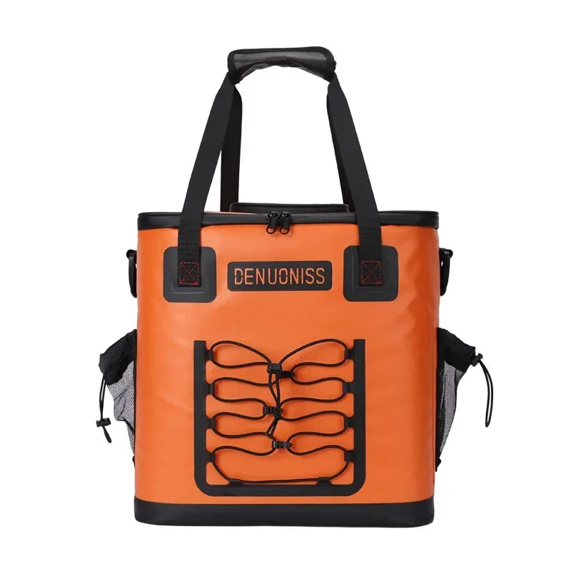 Outdoor Camping Storage Backpack Thermal Bag Cooler Picnic Basket Nature Hike - GilloServ