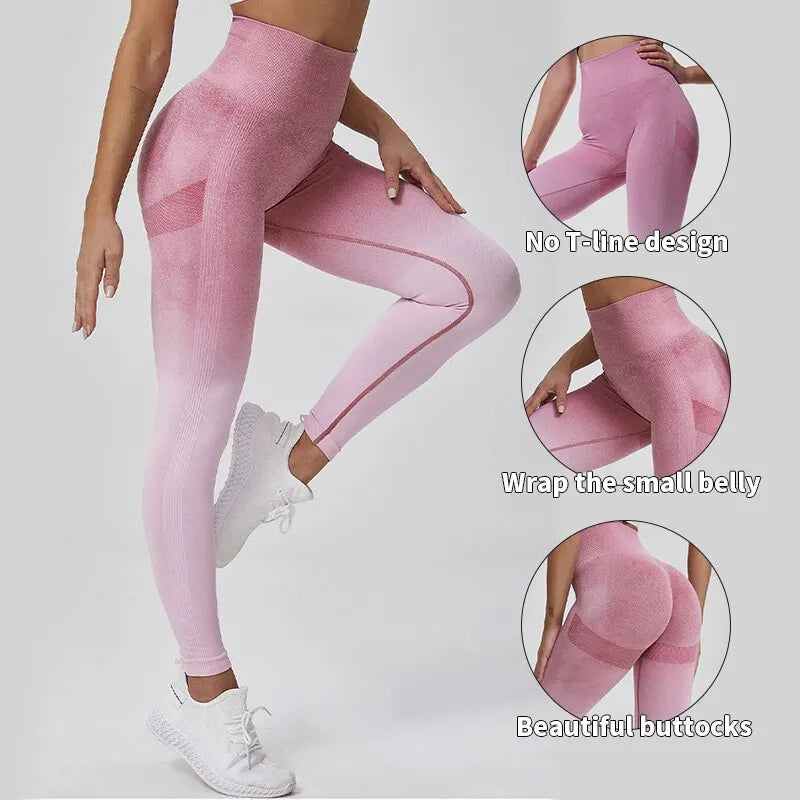 Legging Women Workout Fitness//Logging Running //Gym Tights Stretch Sportswear - GilloServ