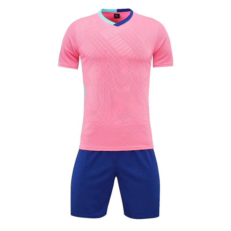 Blank Soccer Jersey Suit for Men/Kids