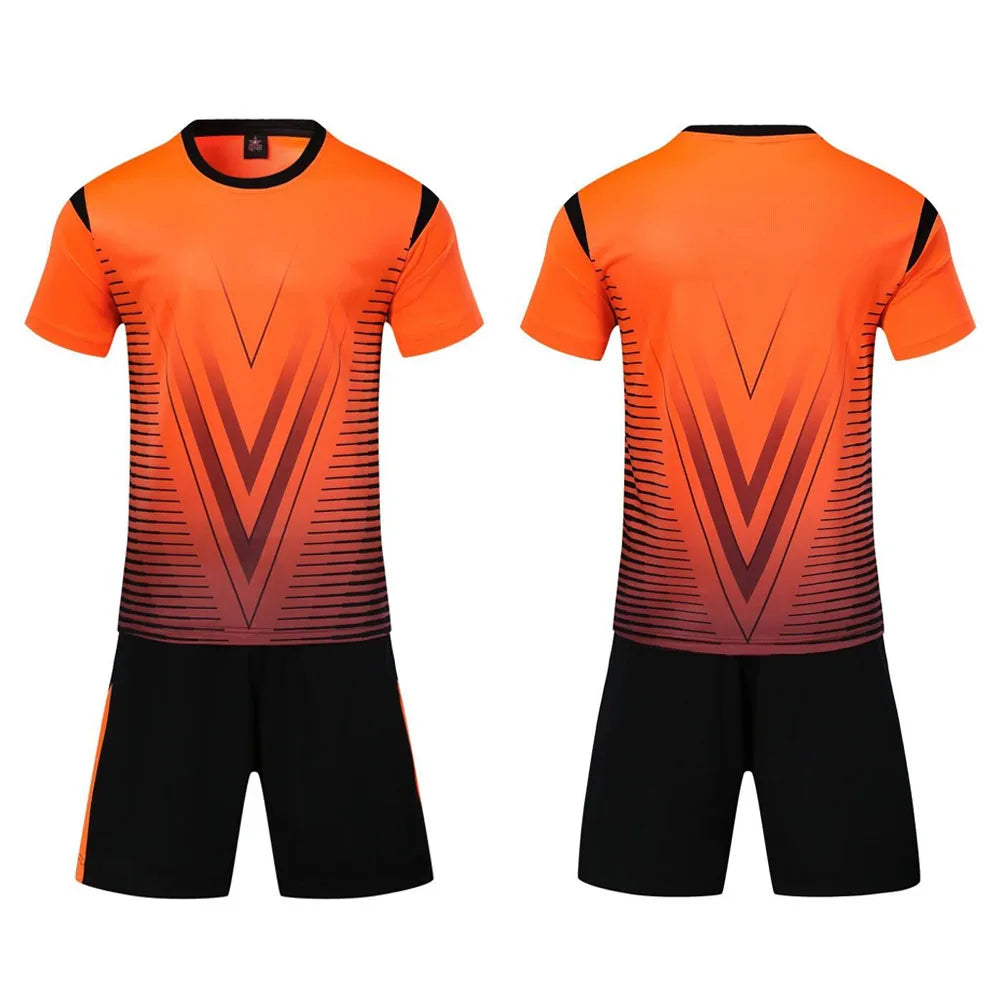 Adult Kids Football Jersey Men Soccer Uniform Kit Sports - GilloServ