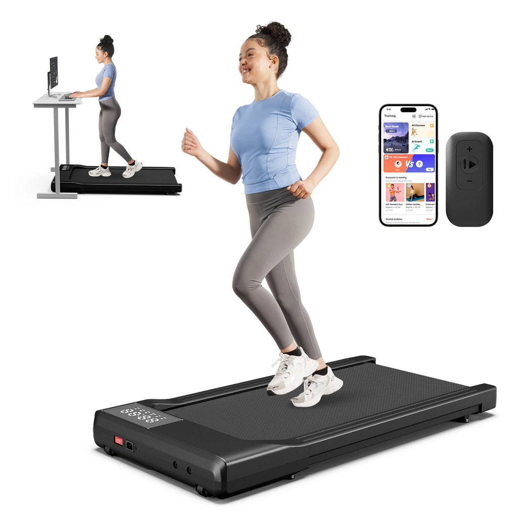 3-in-1 Portable Treadmill with Remote Control LED Display/// 2.5HP Silent Walkingpad - GilloServ