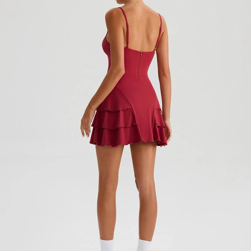 Sports Dress Shorts Tennis Golf Skirts  Workout Dresses Activewear - GilloServ