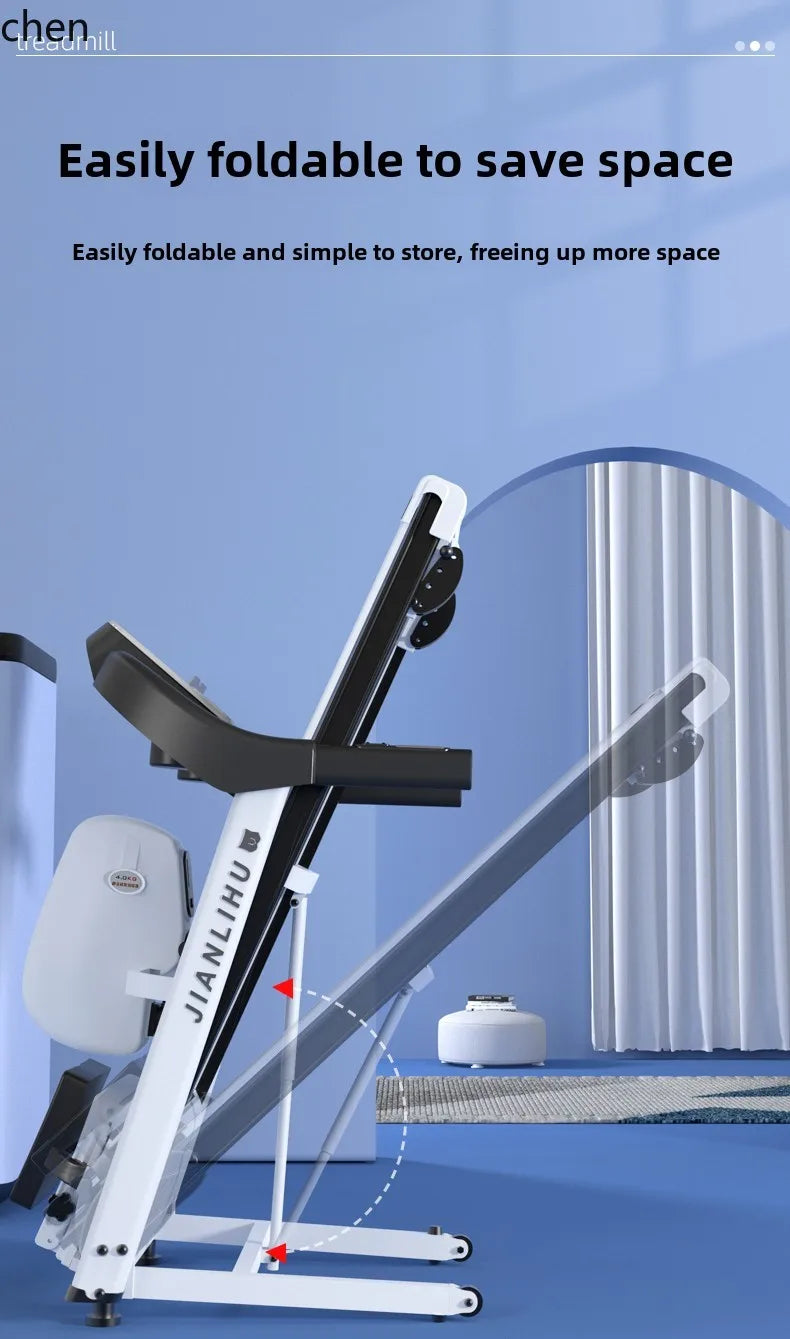 Treadmill rowing machine hill climbing silent foldable weight loss aerobic exercise fitness Equipment - GilloServ