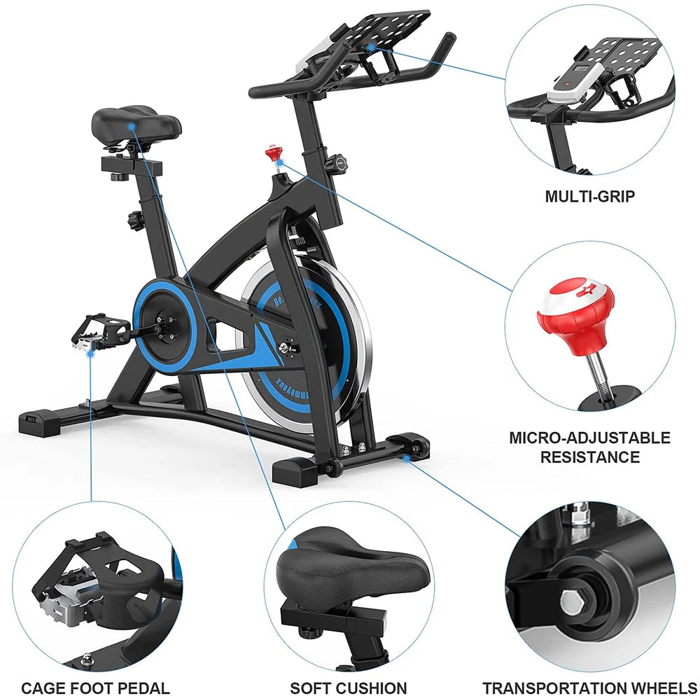 Workout Home Indoor Fitness Trainer Bike Foldable