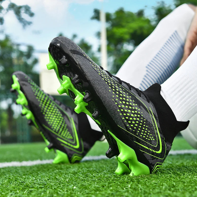 Professional Men Soccer Shoes Anti-Skid Male Football Boots Long Grass Field - GilloServ