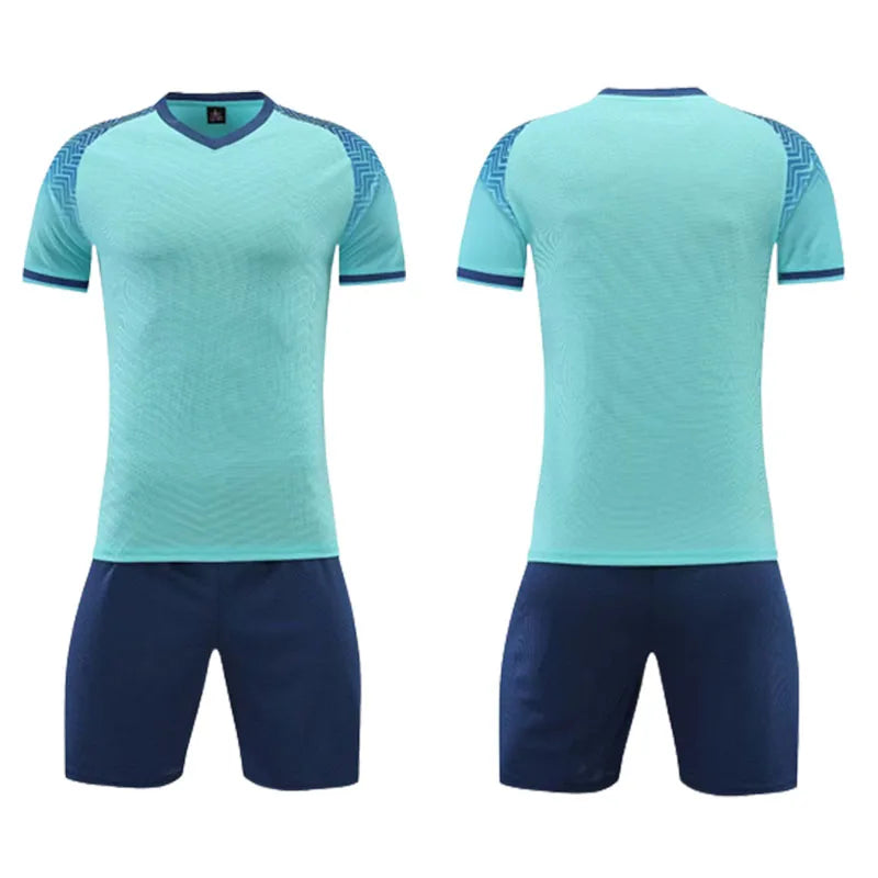 Blank Soccer Jersey Suit for Men/Kids