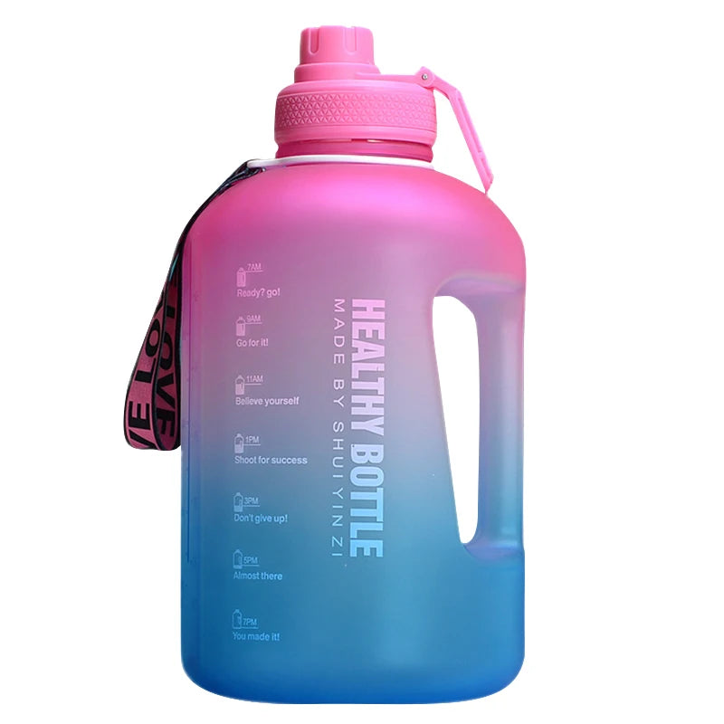 2.2Liters Large Capacity Cup//Fitness Gallon Straw Big Water Bottle