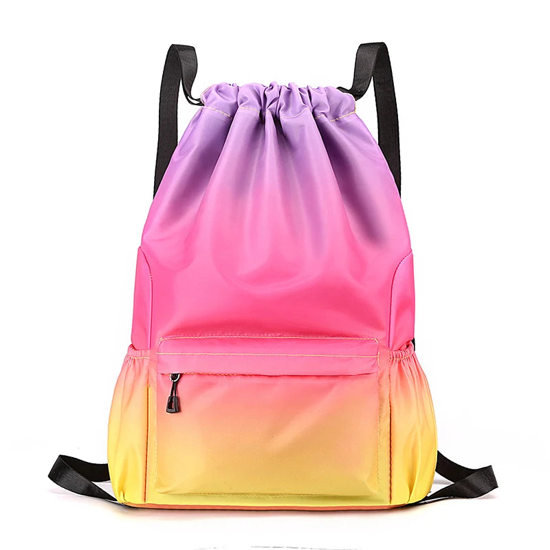 Bundle Pocket Backpack Waterproof Nylon Swimming/Basketball/Soccer/Volleyball/Bag - GilloServ