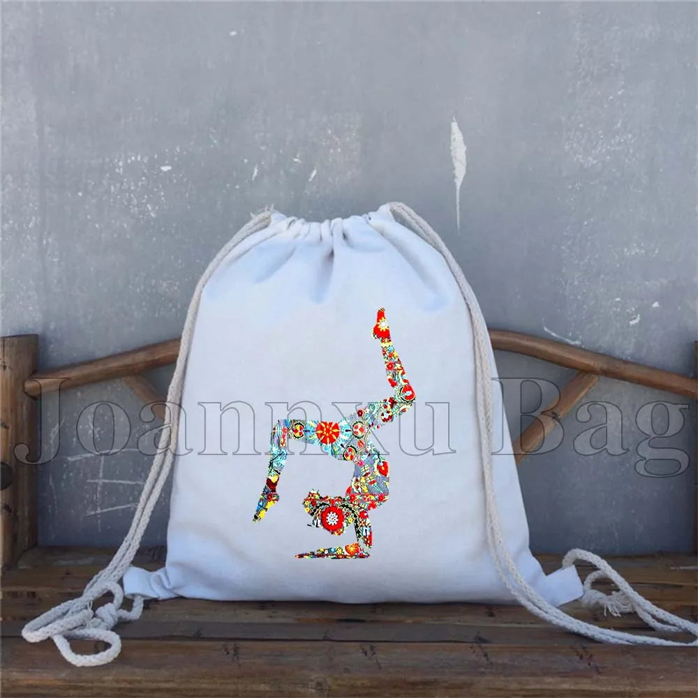 Floral Graphic Yoga Heart Fitness Workout Gymnastics Gymnast Gifts - GilloServ