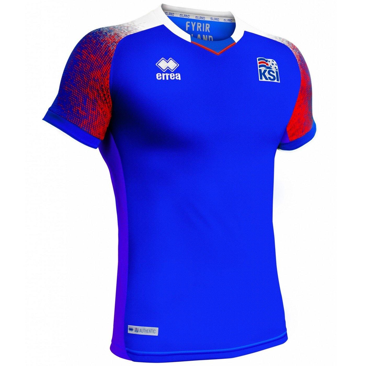 Iceland national Soccer team Home jersey 2018/19 - Errea-2