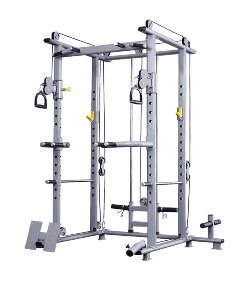 Heavy Duty Strength Trainer Power Cage Weights Workout - GilloServ
