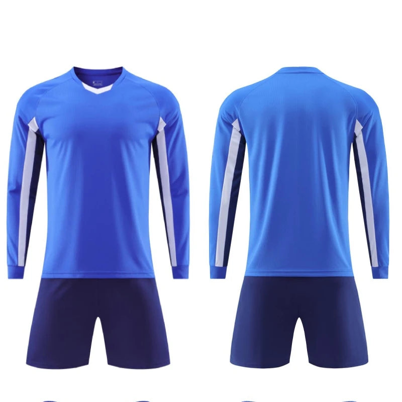 Long Sleeve Football Jersey Set Uniform Suit for Children - GilloServ