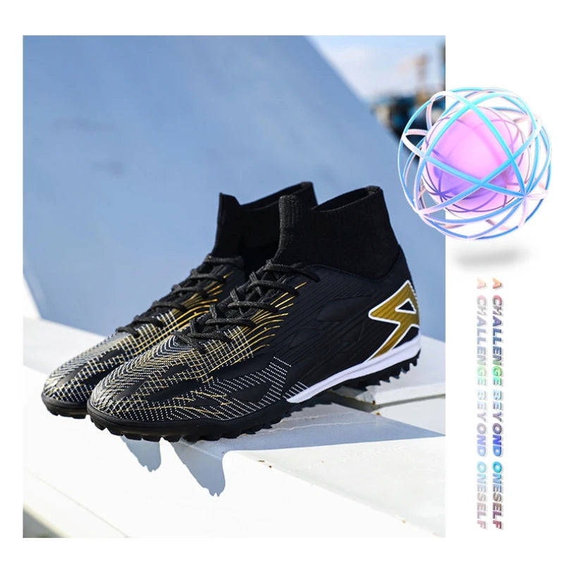Large Size 35-47 Sock Soccer Shoes Football Shoes Men Soccer Cleats - GilloServ