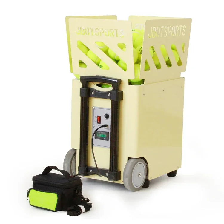 Mini Tennis Ball Machine Compact Stable Remote Control Operation - GilloServ
