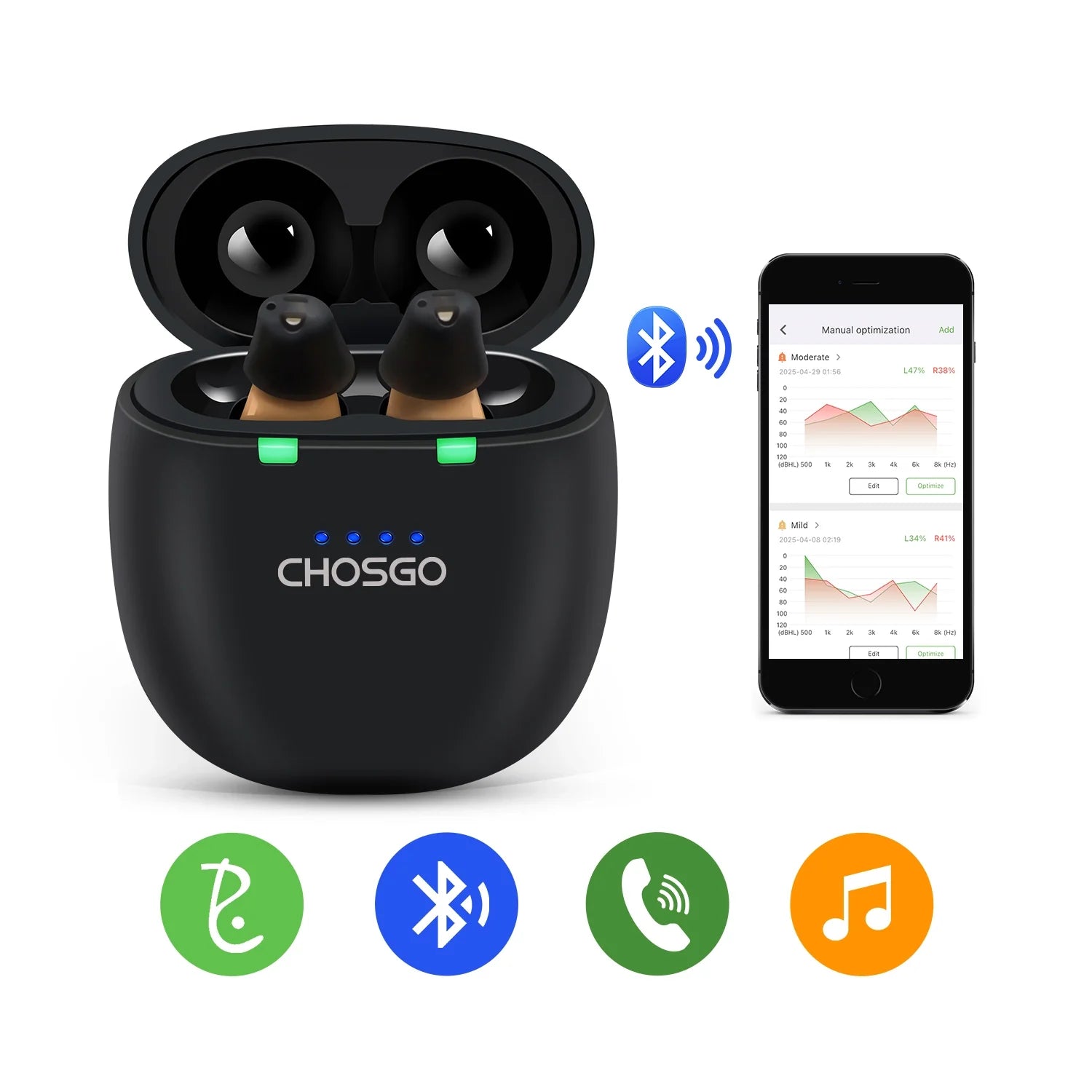 SmartU Bluetooth Hearing Aids - GilloServ