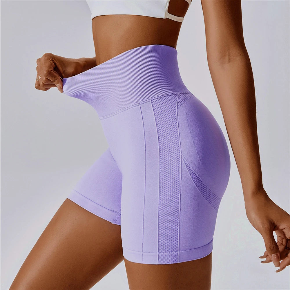 Latest Seamless Women Fitness Running High Waist Yoga Pants - GilloServ