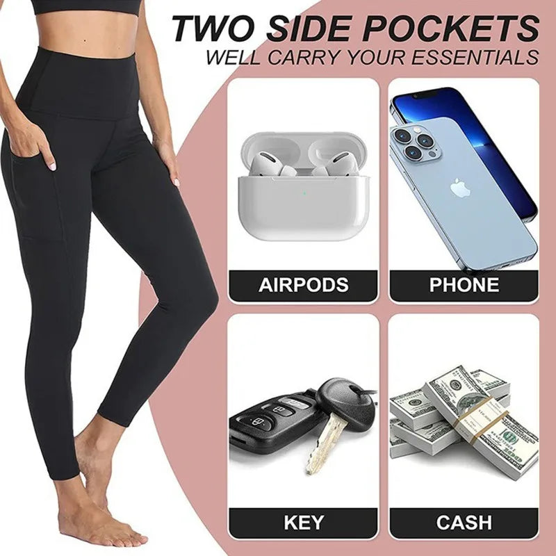 Women's High Waist Butt Liftting Yoga Lenggings Gym Leggings Stretch Workout Ankle Length Fashion Fitness Activewear - GilloServ