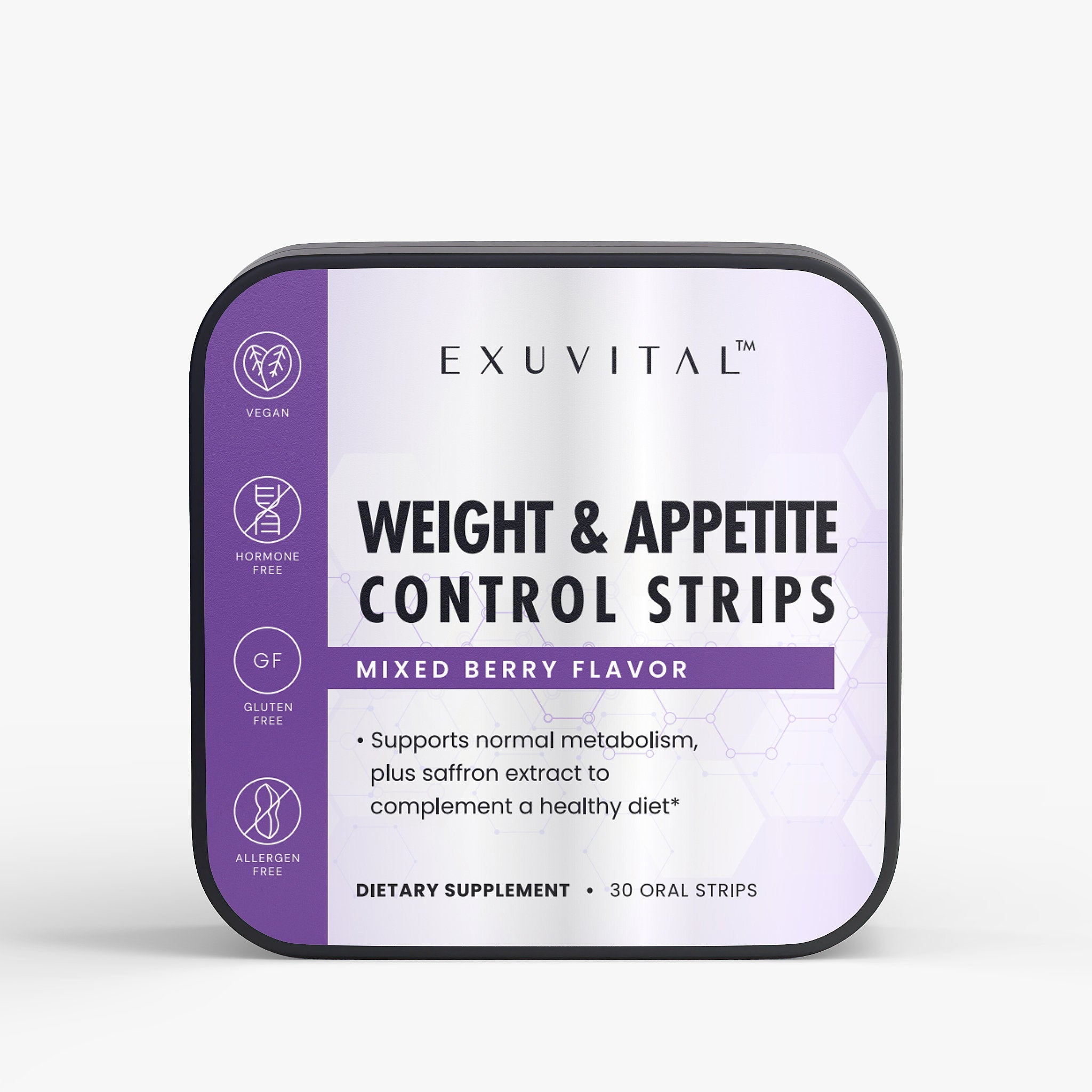 Exuvital Weight And Appetite Control Strips For Daily Metabolic Support