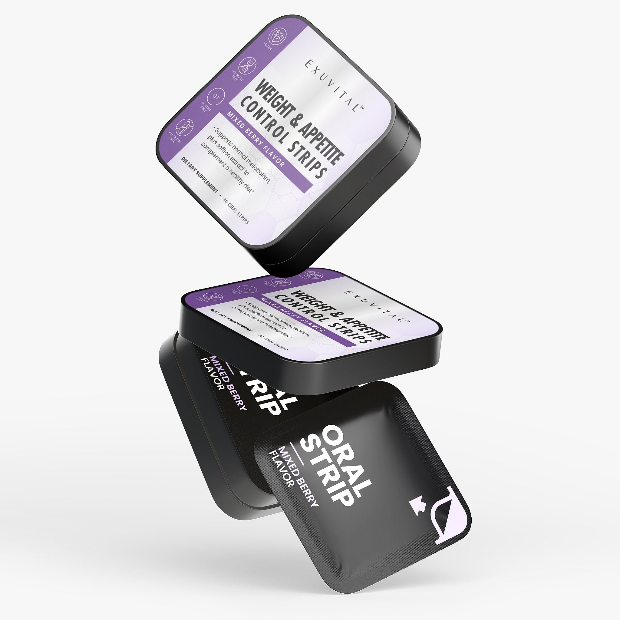 Exuvital Weight And Appetite Control Strips For Daily Metabolic Support