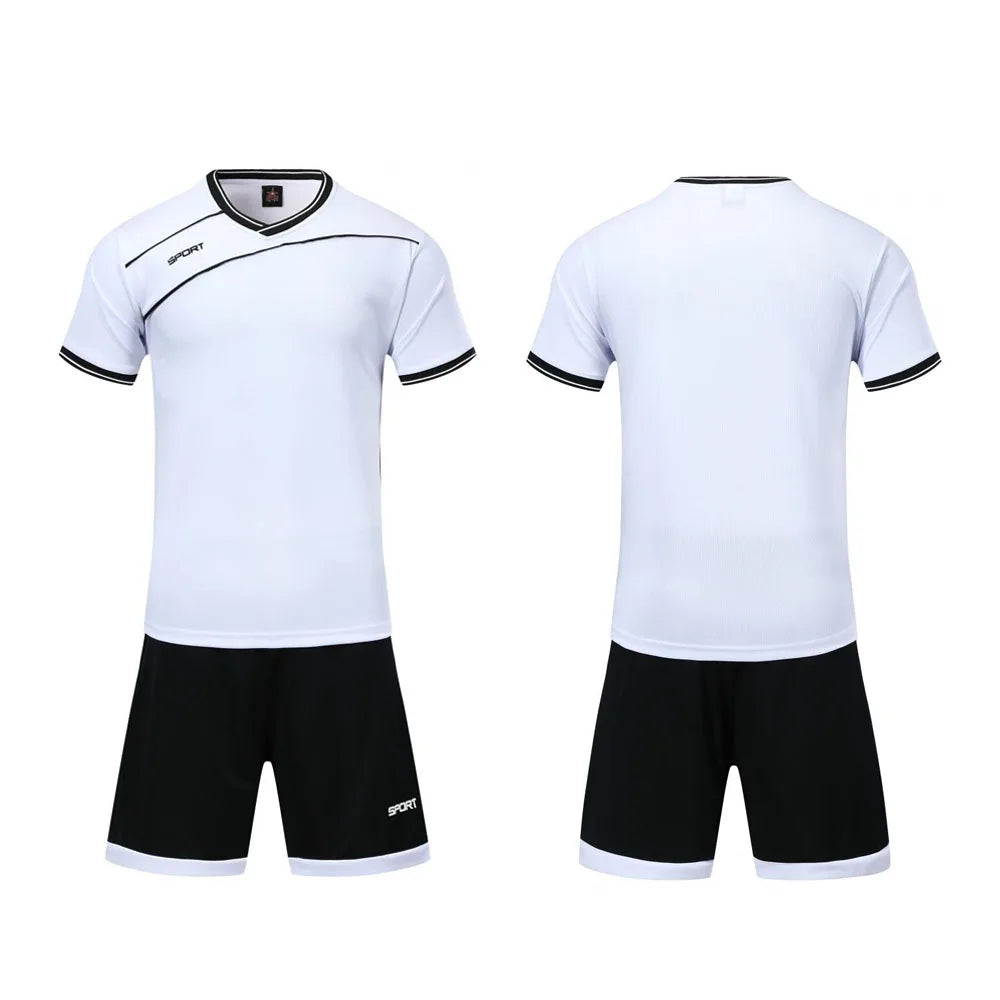 Adult Kids Football Jersey Men Soccer Uniform Kit Sports - GilloServ