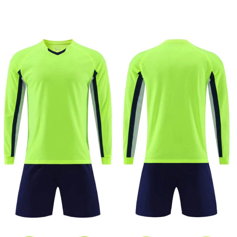 Long Sleeve Football Jersey Set Uniform Suit for Children - GilloServ