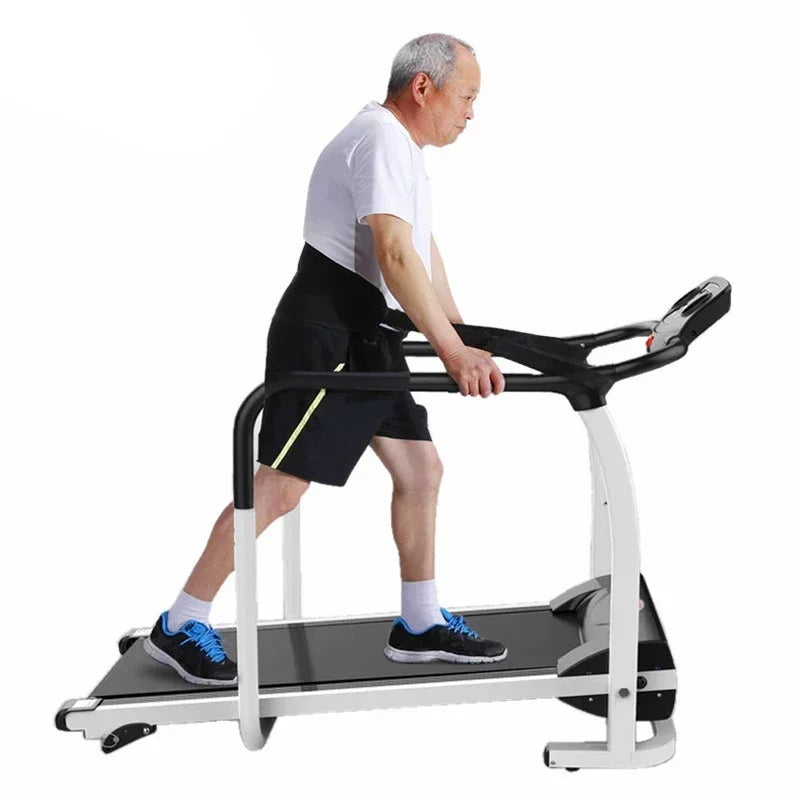 Upgrade Home Elderly Walking Machine Rehabilitation Treadmill For Home Fitness Exercise Limb Recovery Indoor Training Safety Tre - GilloServ