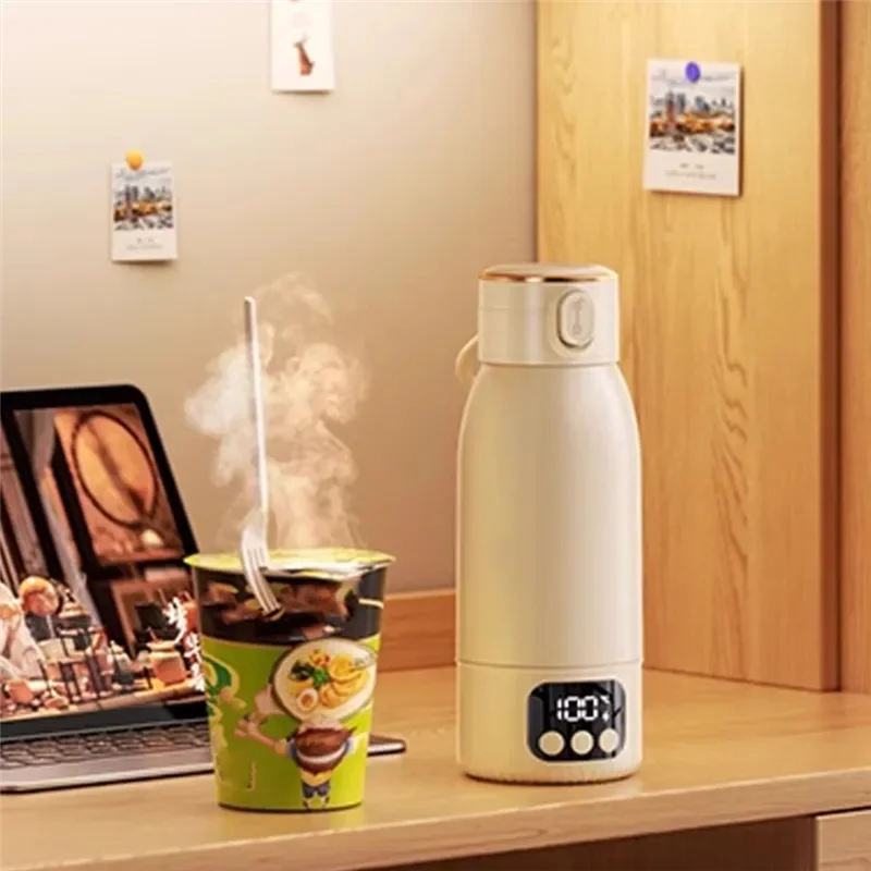 Wireless Boiling Water 35-100℃ Baby Milk Warmer Portable Bottle