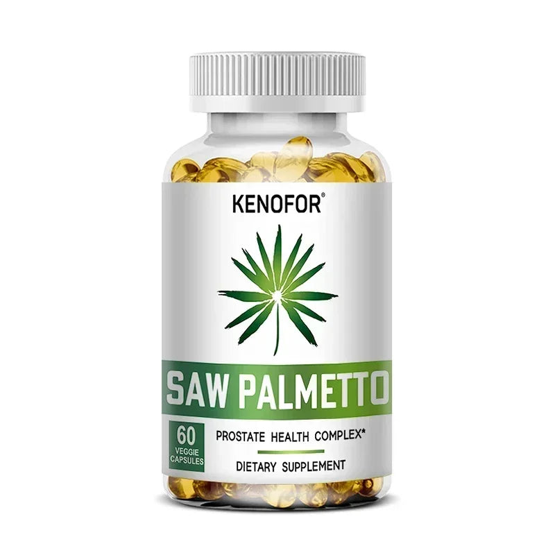 Saw Palmetto Nutrition Capsules //Premium Men's Prostate Health Supplement That Helps with Urination and Promotes Healthy Hair - GilloServ