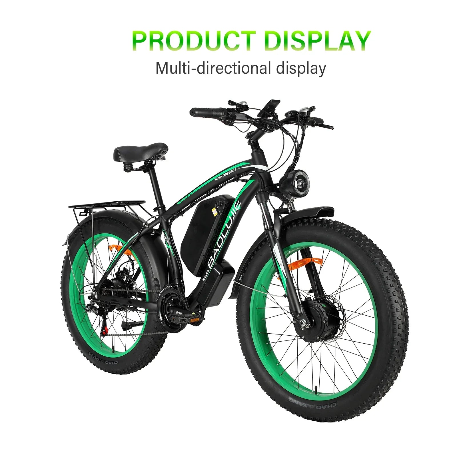 High Performance NEW DP-2602 Electric Bicycle 3000W Motor 48V 23Ah Battery City Commuter Electric Bike 26inch Rough Terrain E-Bike - GilloServ