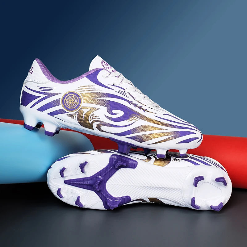 New Football Shoes Comfortable// Grass Training Football Field Boots//Non-Slip Soccer Shoes - GilloServ