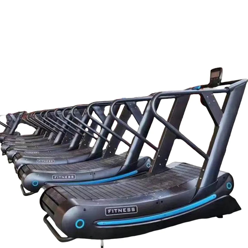 Fitness Treadmill Fitness equipment No power treadmill unplugged adjustable resistance magnetic - GilloServ