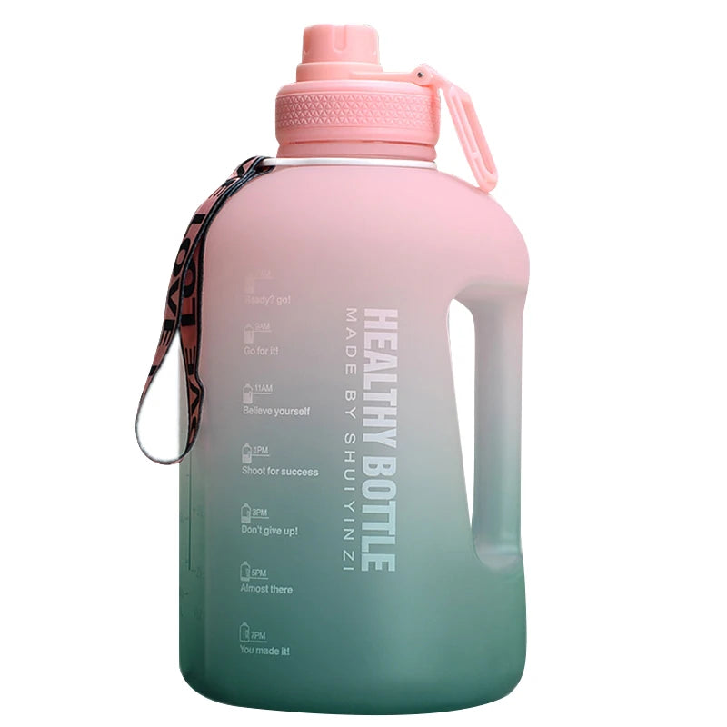 2.2Liters Large Capacity Cup//Fitness Gallon Straw Big Water Bottle