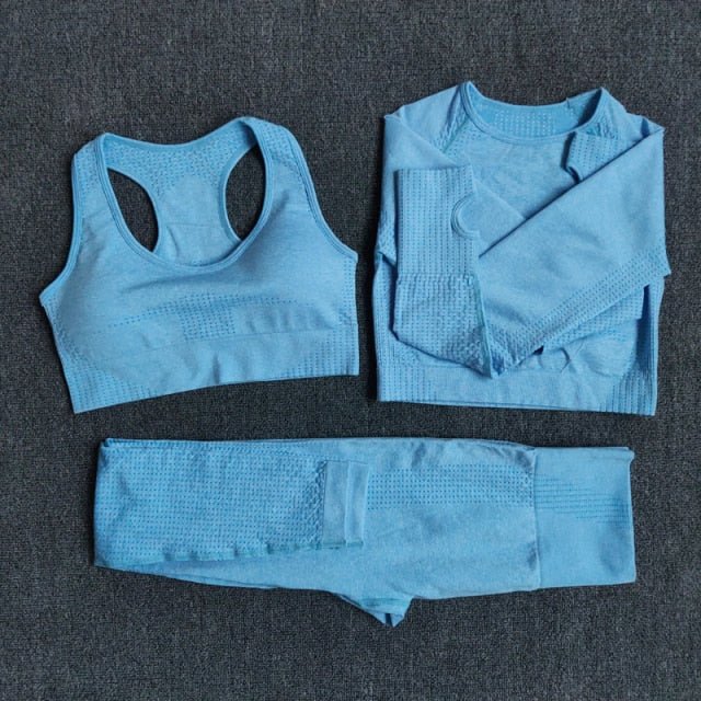 2/3/5PCS Seamless Women Yoga Set - GilloServ