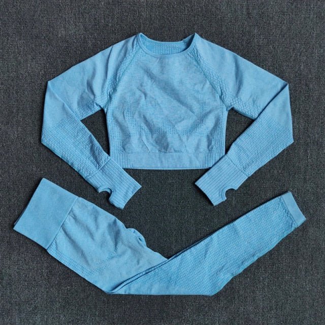 2/3/5PCS Seamless Women Yoga Set - GilloServ