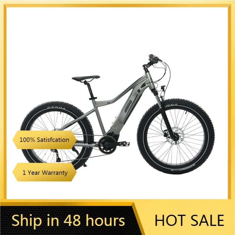48V 500W Mid Drive Motor Full Suspension Electric Mountain Bike - GilloServ