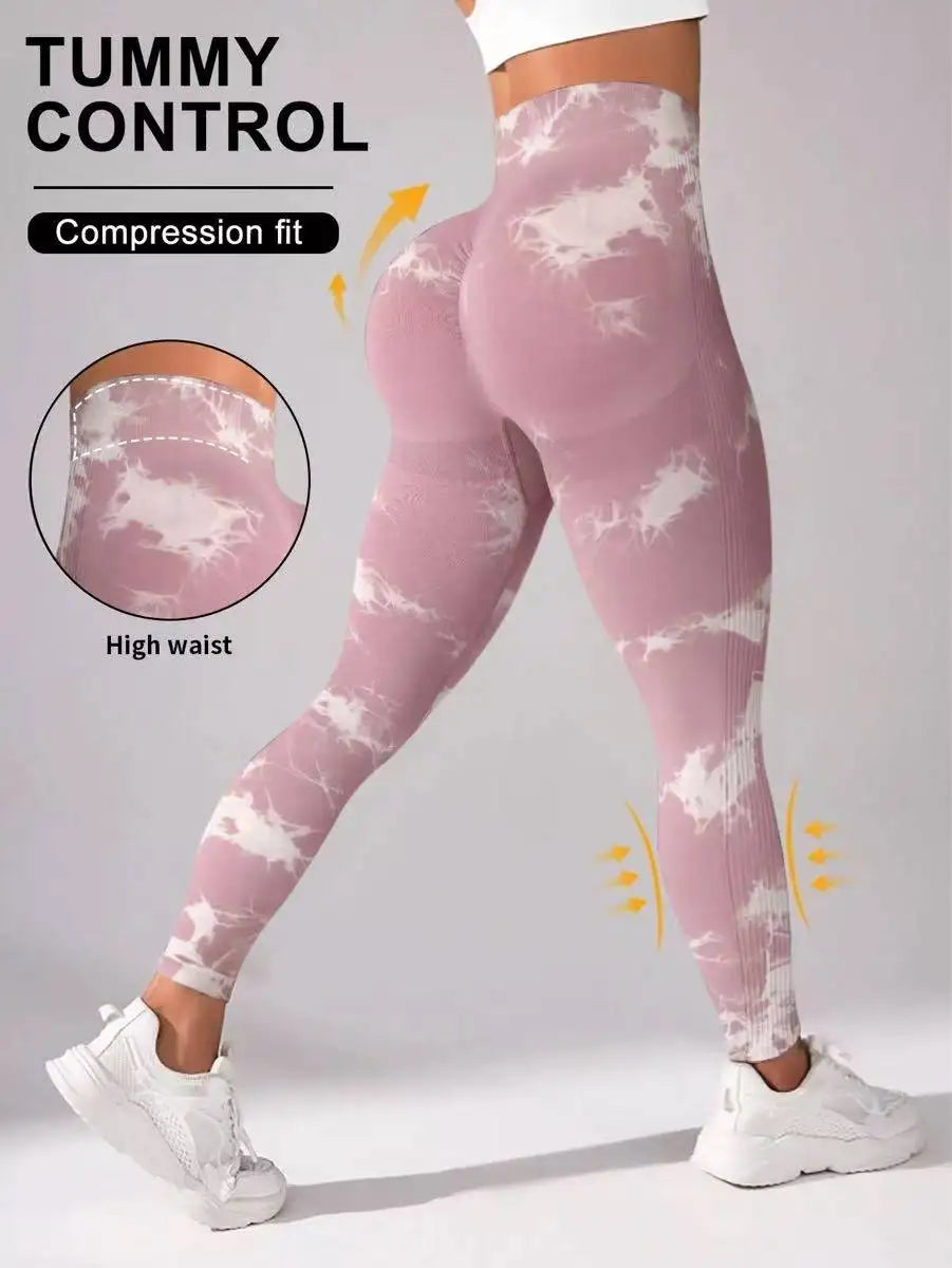 Women Yoga Pants Sport Leggings Seamless High Waist - GilloServ