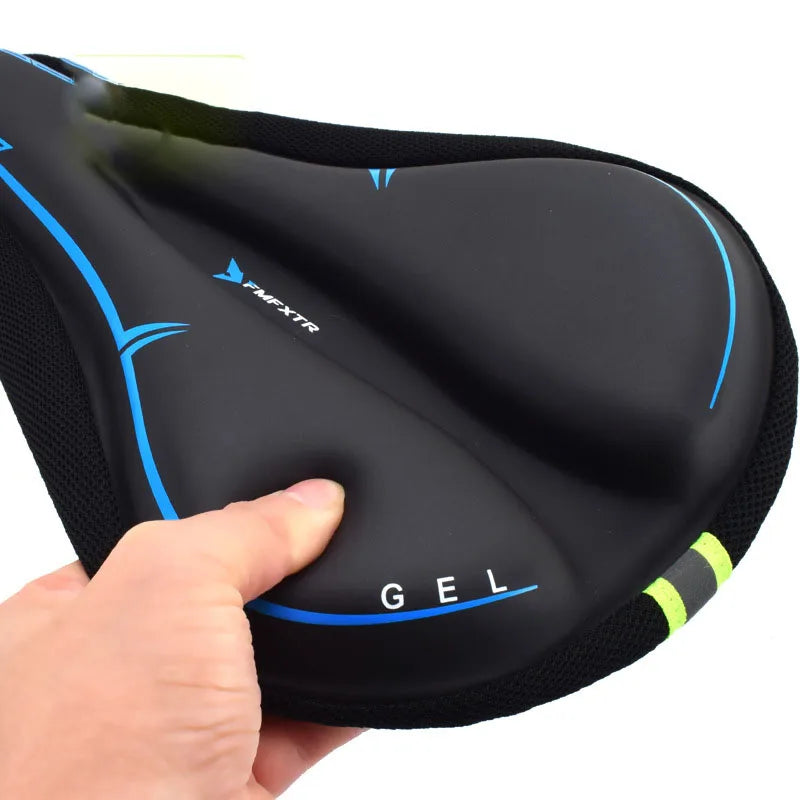 Bicycle Saddle Cover Memory Foam Soft Seat Cushion Mountain Bike Waterproof PU Leather Non-slip Seat Cover - GilloServ