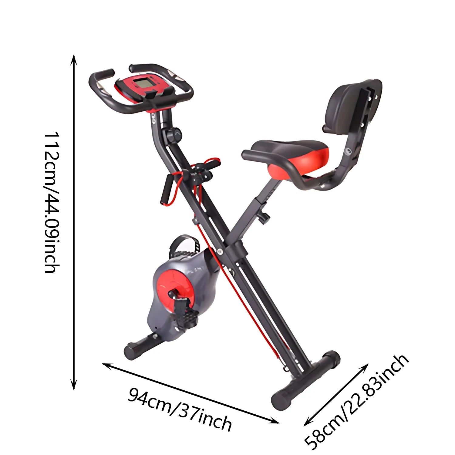 Workout  Indoor Fitness Exercise Bike// Body Building Belt Drive Foldable Gym Exercise Bicycle// Bike - GilloServ