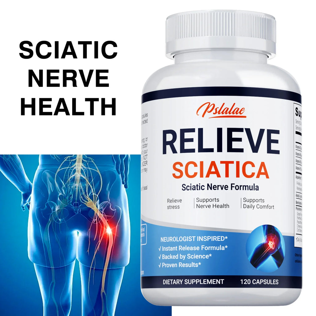 Relieve Sciatica Capsules Reduce Joint Pain,Restore Mobility, Balance Inflammation,Support Nerve & Bone - GilloServ