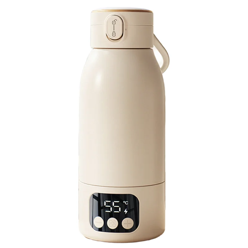 Wireless Boiling Water 35-100℃ Baby Milk Warmer Portable Bottle