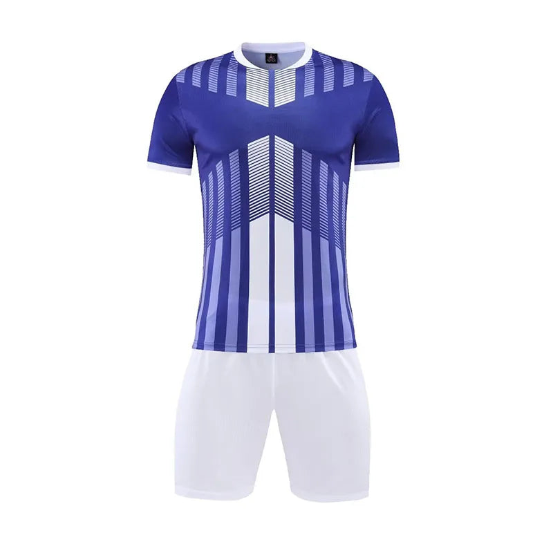 Blank Soccer Jersey Suit for Men/Kids