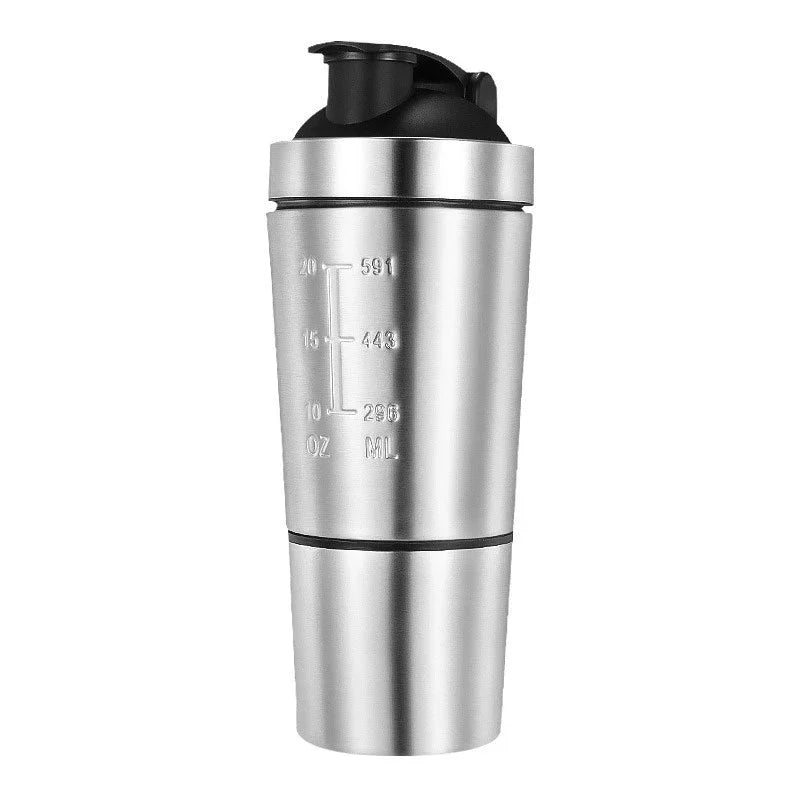 High Quality Stainless Steel Protein Shaker Cup// Portable Fitness Sports Mug - GilloServ