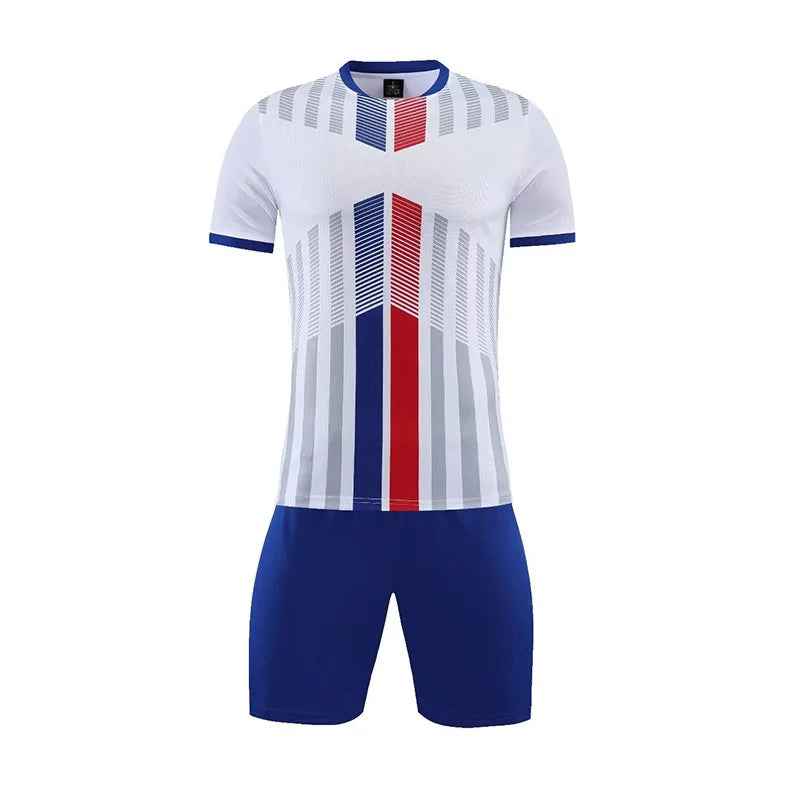 Blank Soccer Jersey Suit for Men/Kids