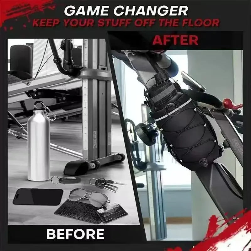 Magnetic Water Bottle//Bag Adjustable//Large Capacity Gym Bottle