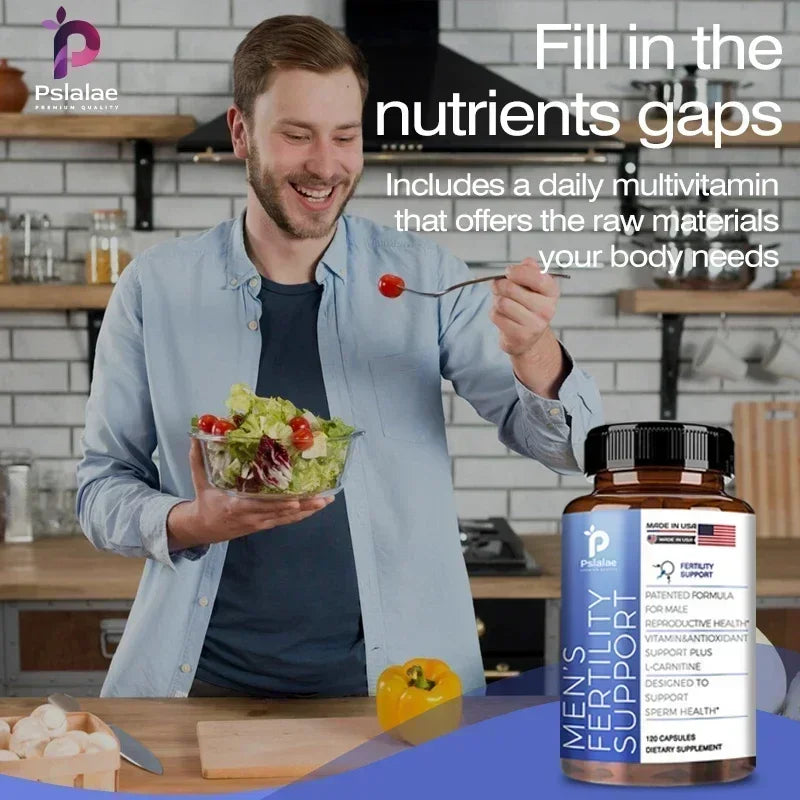 Male Fertility - Boosts Sperm Motility, Support Integrity, Support Male Reproductive Health - GilloServ