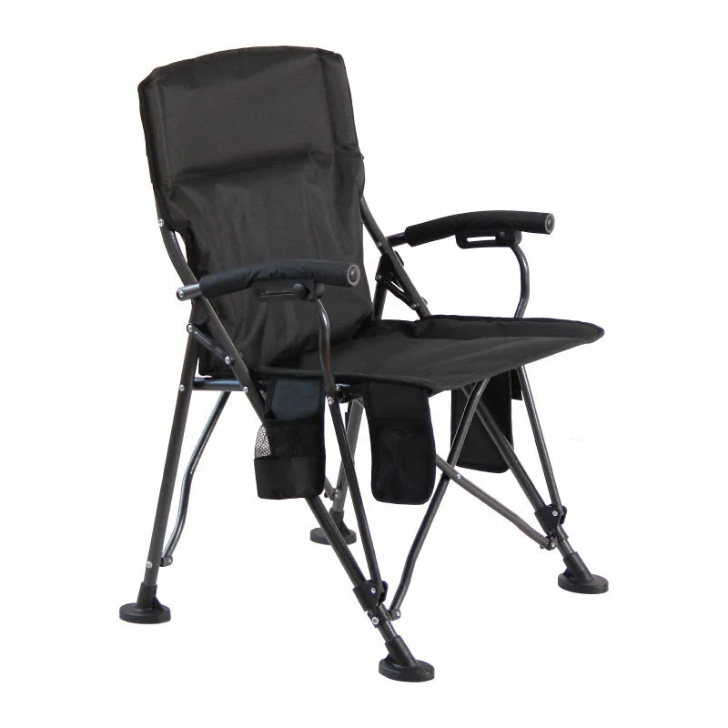 High Quality Outdoor Heated Folding Chairs Foldable Fishing Chair With Armchair Heatable Camping Chair - GilloServ