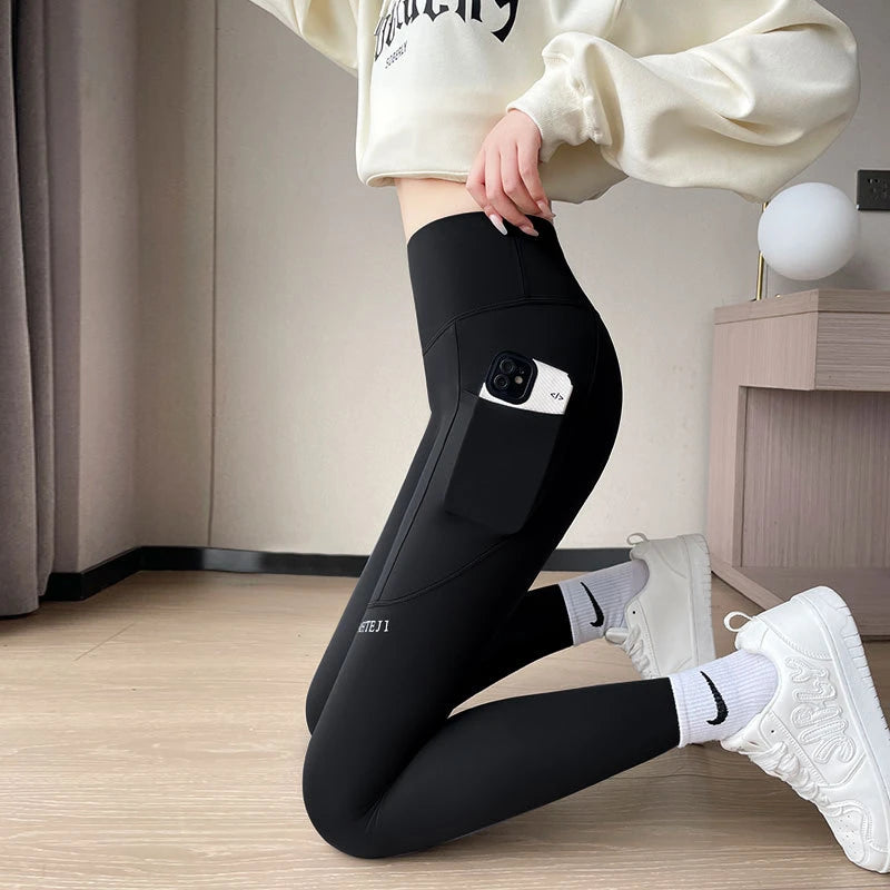 Leggings women's wea high waist hip lifting leggings yoga sports - GilloServ