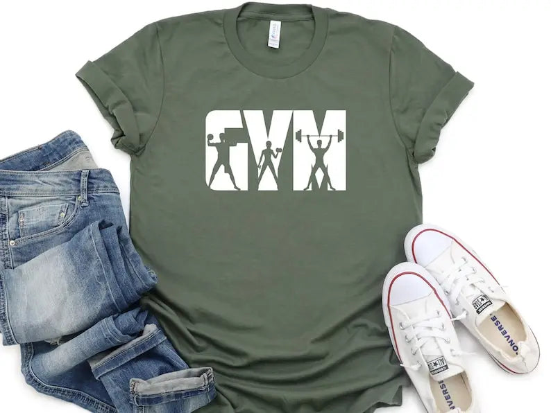 Workout Shirt, Gym Lover Gift, Fitness Training Top, Sports Enthusiast Tee, - GilloServ