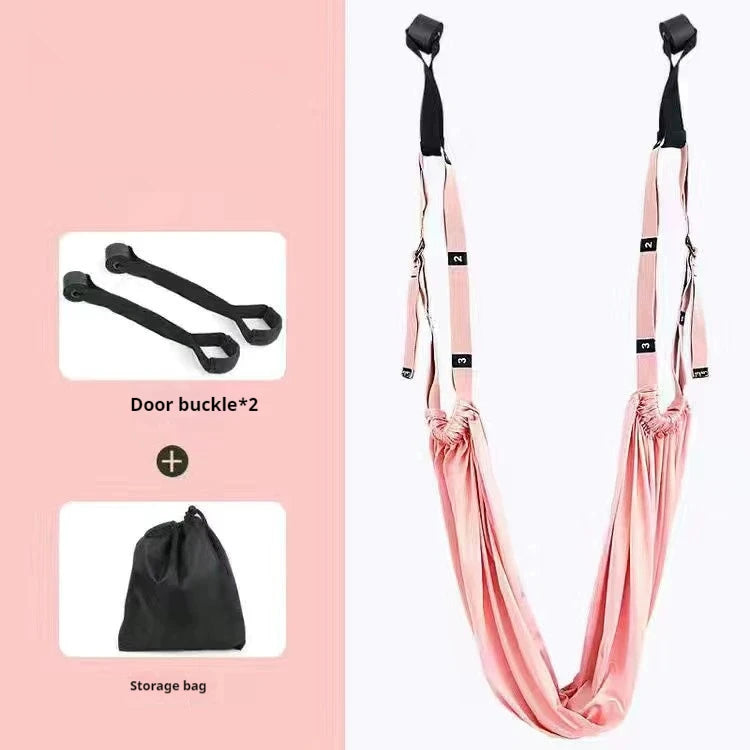 Yoga Aerial Silk Set Woman Hammock Back Legs Stretching Swing Pilates - GilloServ